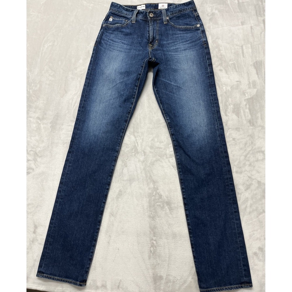 AG Adriano Goldschmied Jean Men 28x36 Blue Wash B-TYPE III Slim Straight Preppy